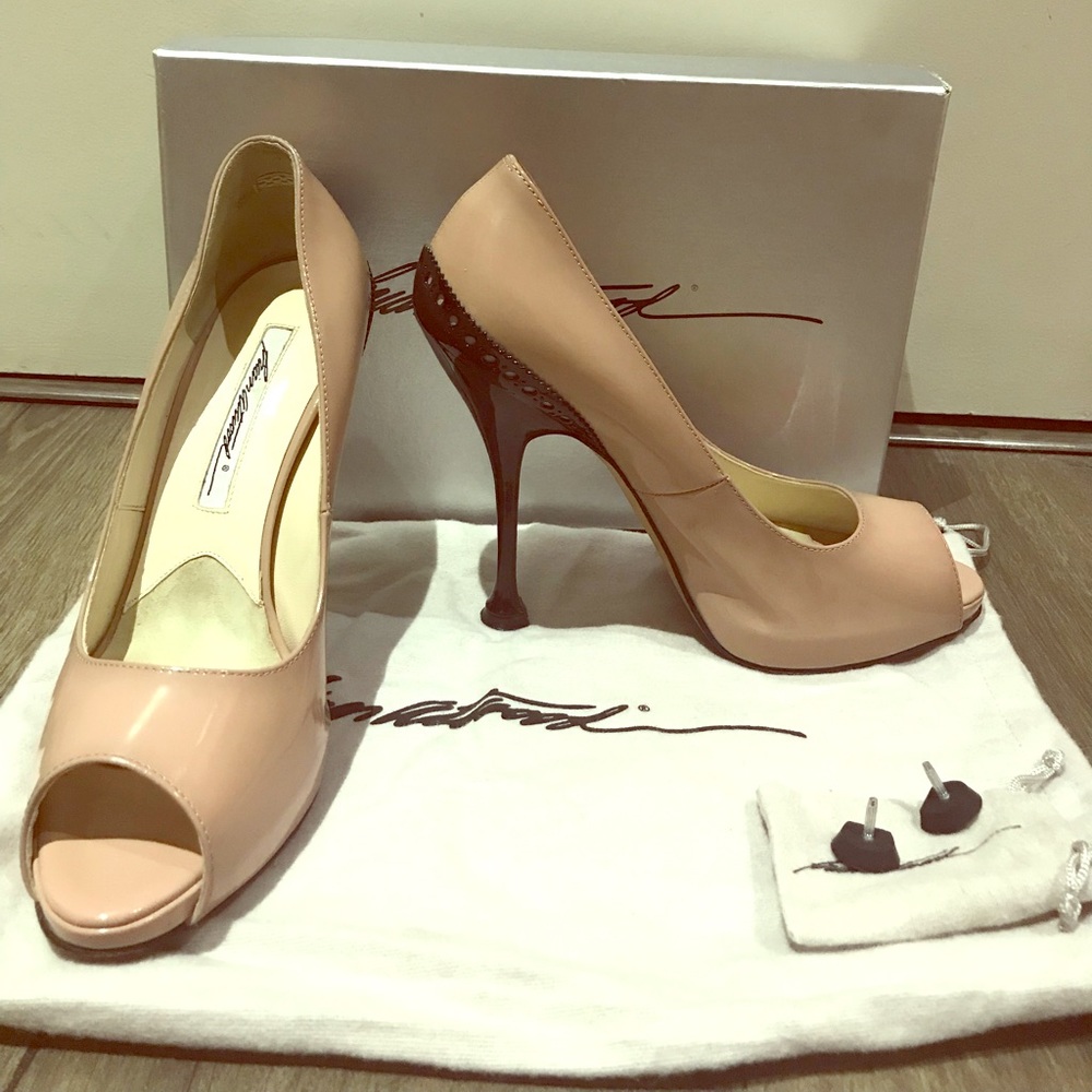 Brian Atwood Patent Leather Heels